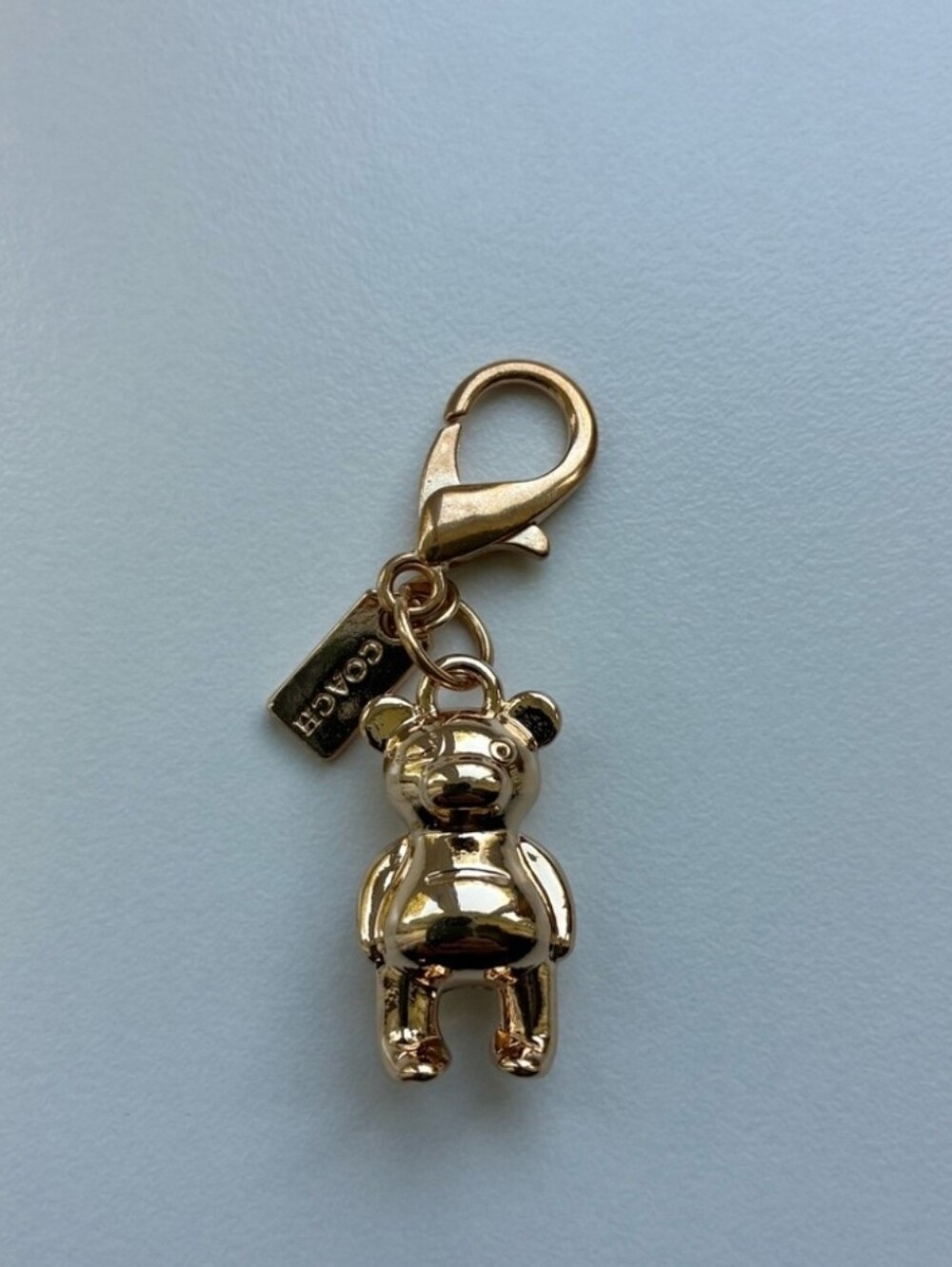 Coach 3D Gold Charm